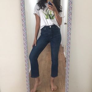 High Waisted BDG/Urban Outfitters Dark-wash Jeans